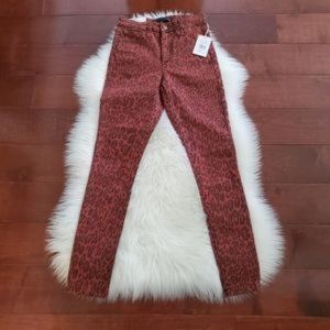 NEW Joe's The Charlie Leopard Jeans  Women's Size 27